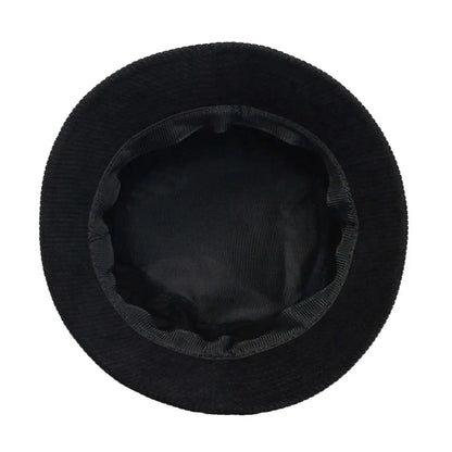 Corduroy Solid Color Foldable Bucket Hat