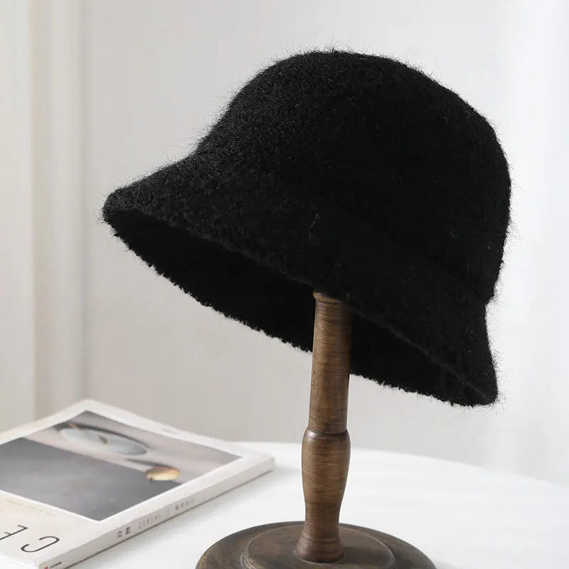 Knitted Windproof Winter Bucket Hat