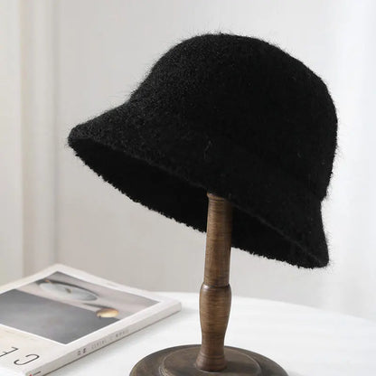 Knitted Windproof Winter Bucket Hat