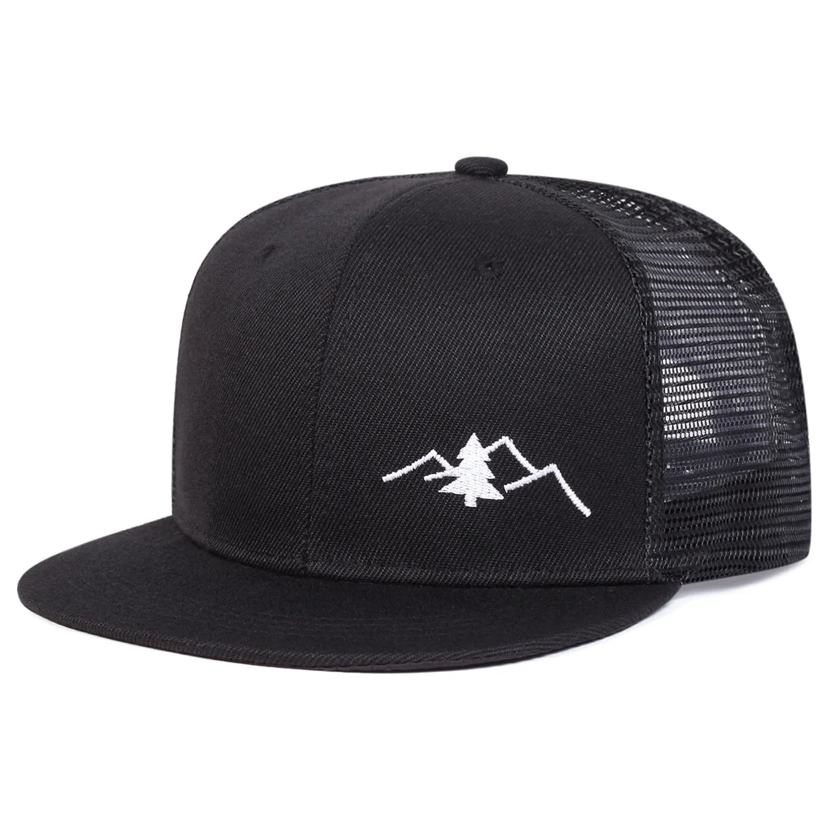 Fashion Hip Hop Unisex Mountain Embroidery Hip-hop Net