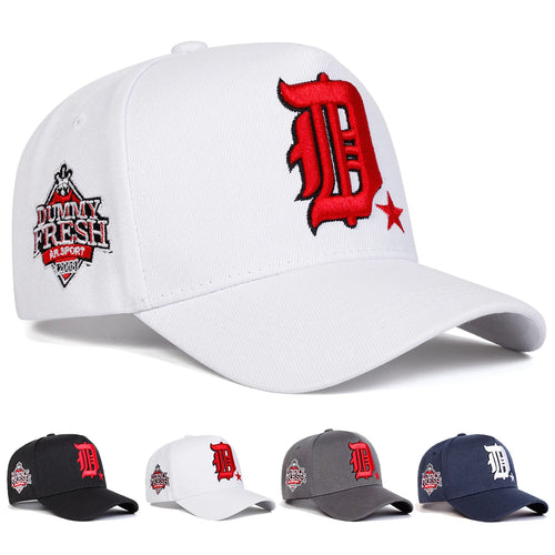 D Letter Dummy Fresh Hip Hop Baseball Cap