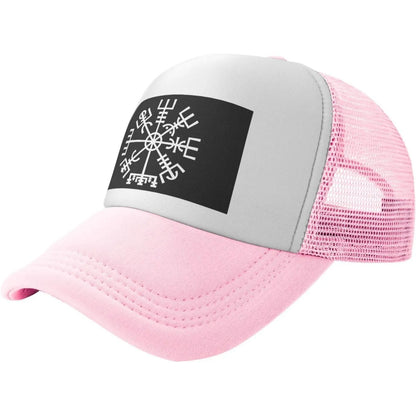 Viking Vegvisir Compass Mesh Snapback Outdoor Baseball Cap