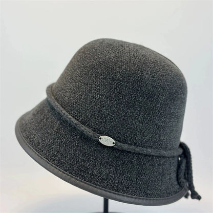 Hepburn Style Chenille Bucket Hat