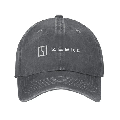 ZEEKR Logo Vintage Adjustable Trucker Baseball Cap