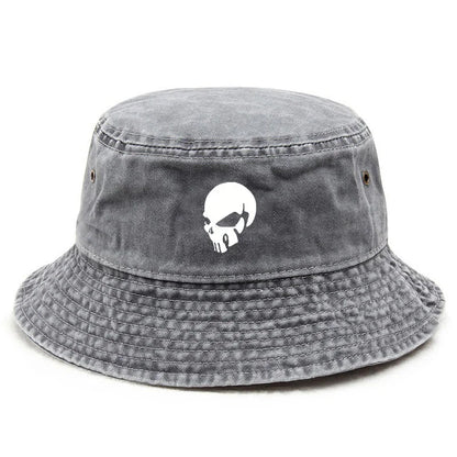 Men Vintage Bucket Hat Rock Gothic Style