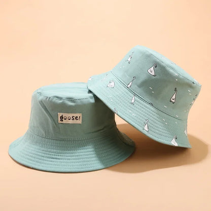 Double-Sided Wear Cotton Print Bucket Hat