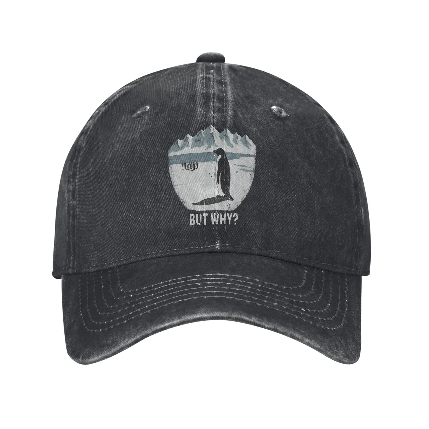 High Quality Nihilist Penguin Washed Baseball Cap