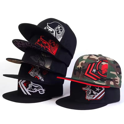 Hip Hop Cotton Snapback Hat Unisex