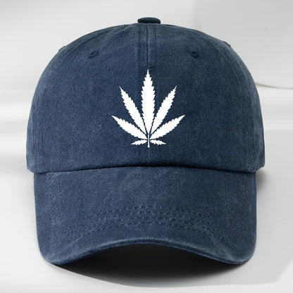 Maple Leaf Printed Retro Duckbill Baseball Hat