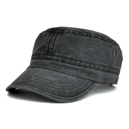 VOBOOM Washed Denim Army Baseball Cap