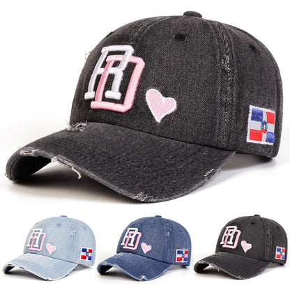 Unisex SD Letter Embroidered Baseball Cap