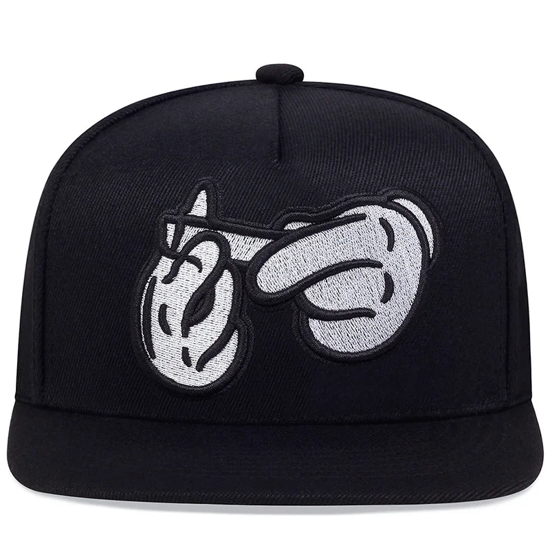 Cartoon Embroidered Unisex Sport Snapback Cap