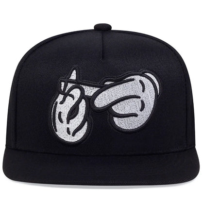 Cartoon Embroidered Unisex Sport Snapback Cap