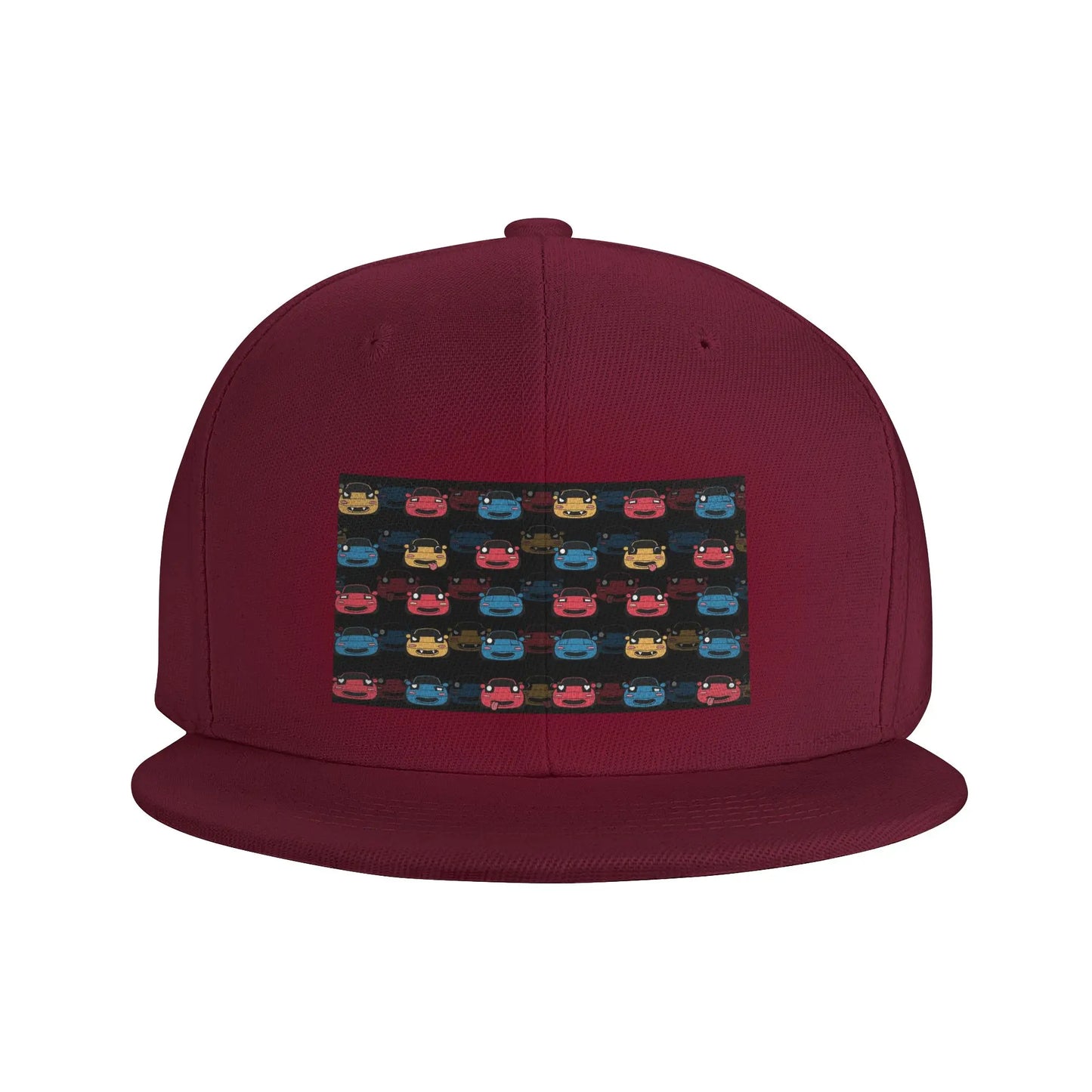 Cute Miata Face Casual Outdoor Snapback Cap