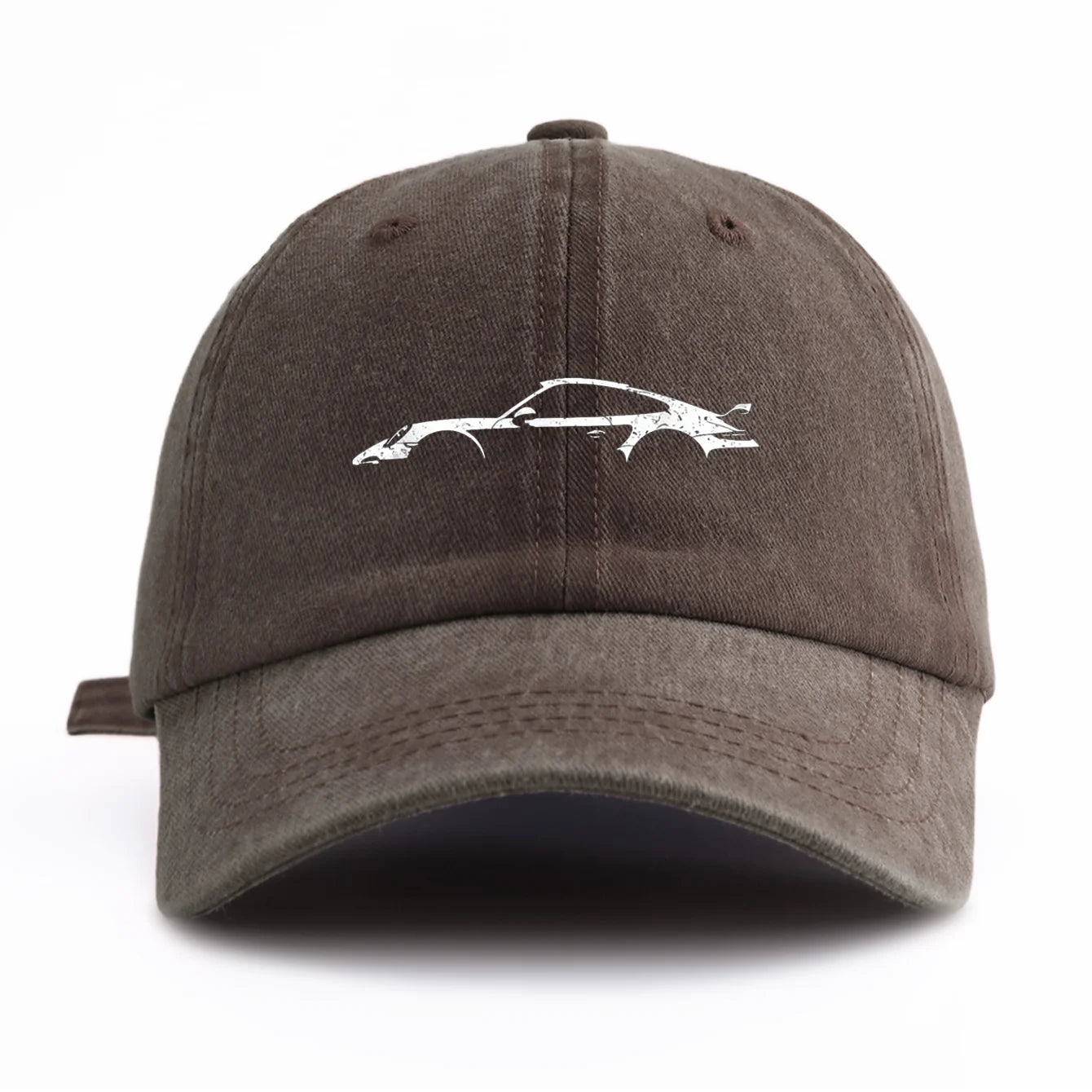 Vintage 911 Print Minimalist Dad Baseball Cap