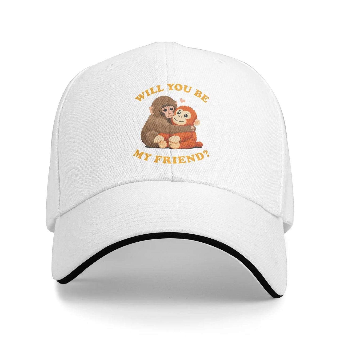 Baby Monkey Punch Friend Kpop Streetwear Baseball Cap