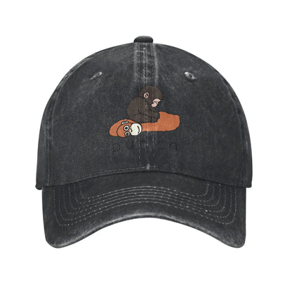 Cute Baby Monkey Punch Casual Snapback Baseball Cap