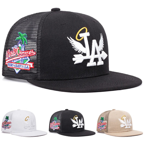 LA Wings Coconut Embroidered Mesh Baseball Cap