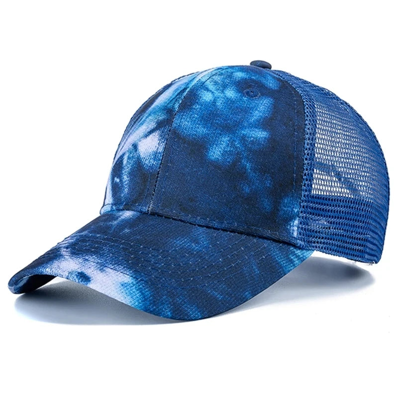 Tie Dye Multicolor Hip Hop Snapback Cap
