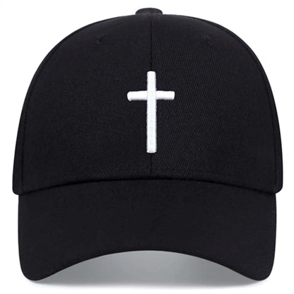 Simple Black Cotton Hip Hop Baseball Cap
