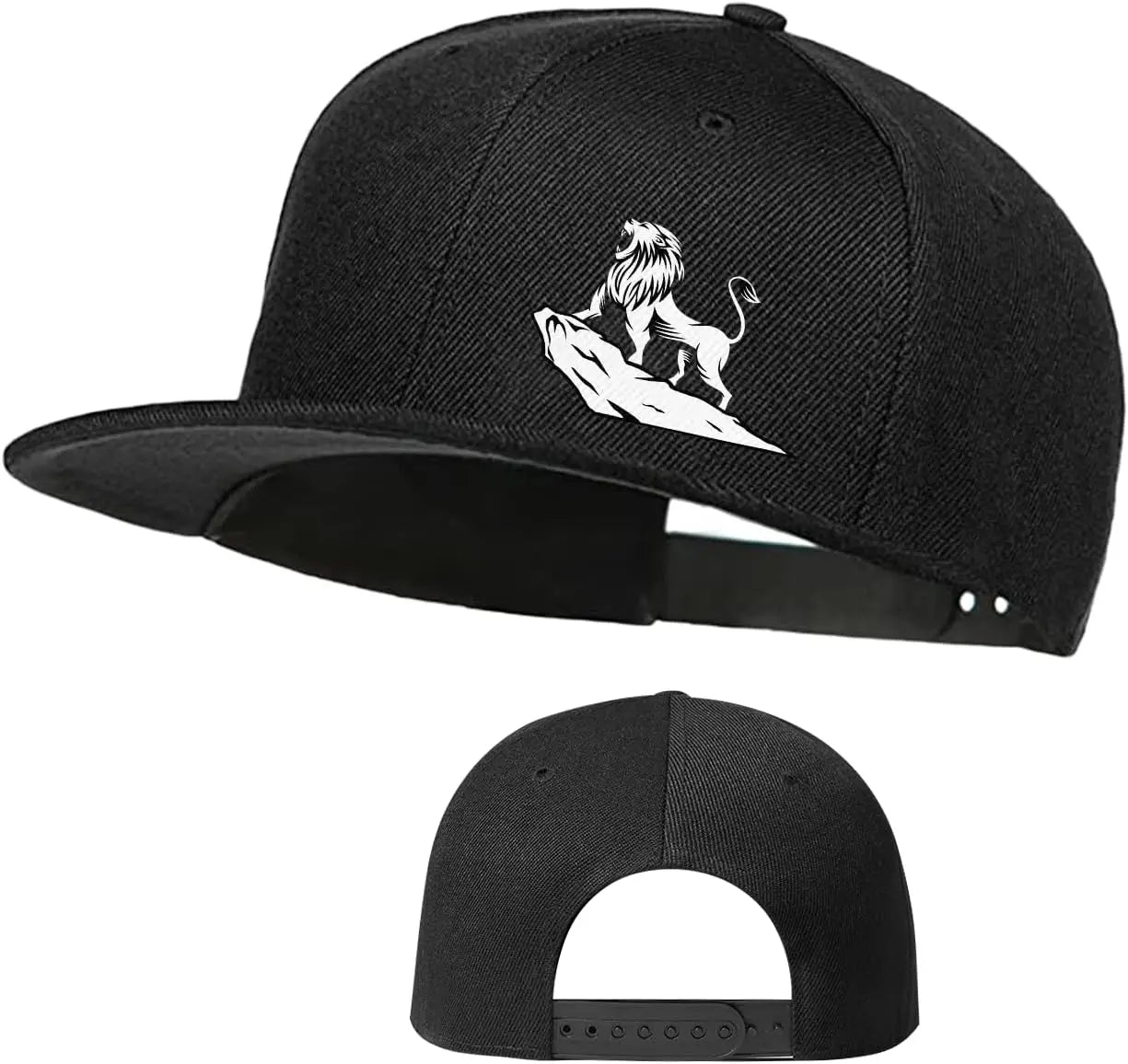 Fish Skeleton Anchor Graphic Snapback Cap