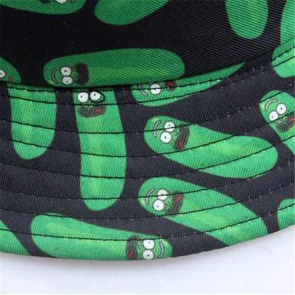 Printed Cucumber Cotton Bucket Hat
