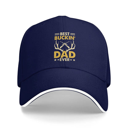 Funny Best Buckin Dad Ever Snapback Baseball Cap