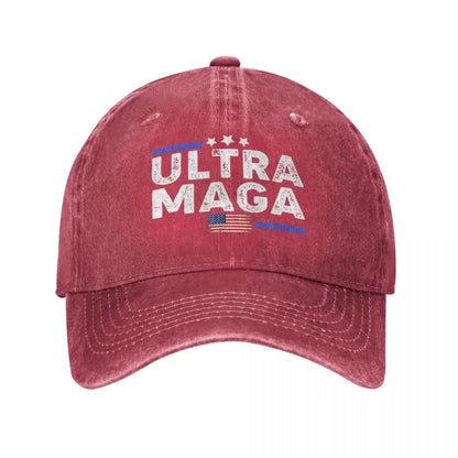 Ultra Maga Distressed Cotton Cap