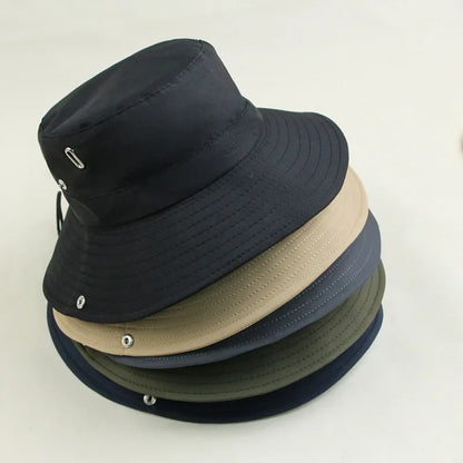 Outdoor Camping Drawstring Bucket Hat