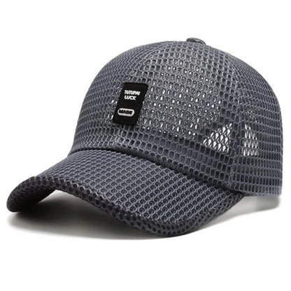 Unisex Label Mesh Breathable Baseball Caps