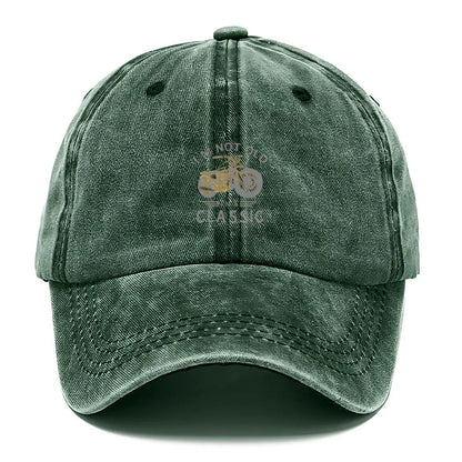 Vintage Washed Motorcycle Pattern Road Trip Baseball Cap