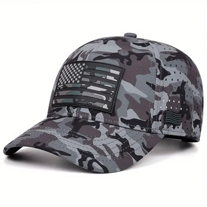 American Flag Skateboarding Baseball Hat