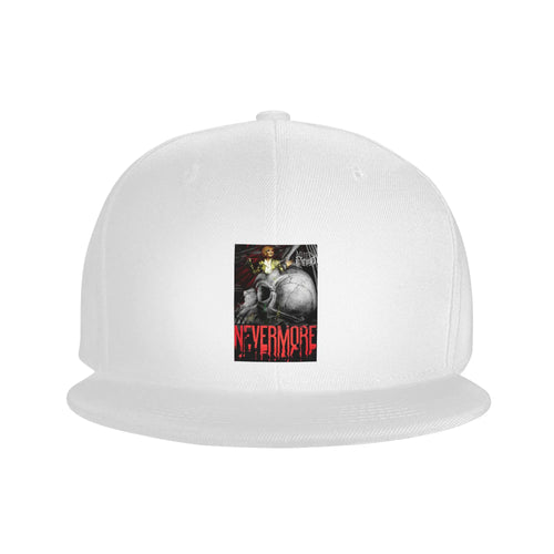 Nevermore Skeleton Mylene Farmer Gothic Graphic Snapback Cap
