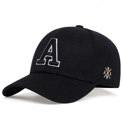 A Letter Side AR Embroidery Baseball Cap