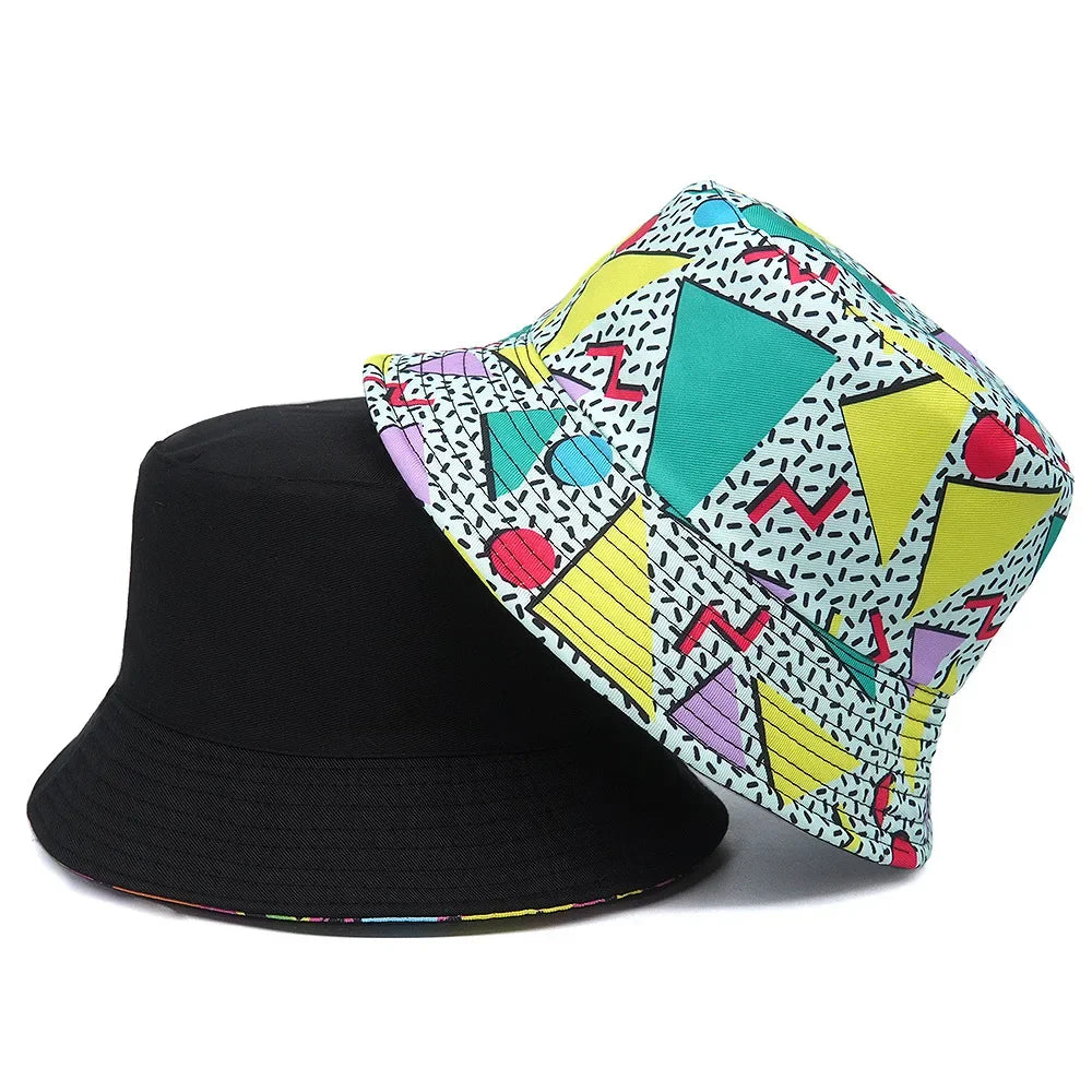 Leopard Print Reversible Summer Bucket Hat