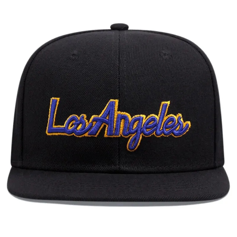 Los Angeles Embroidery Cotton Trucker Snapback