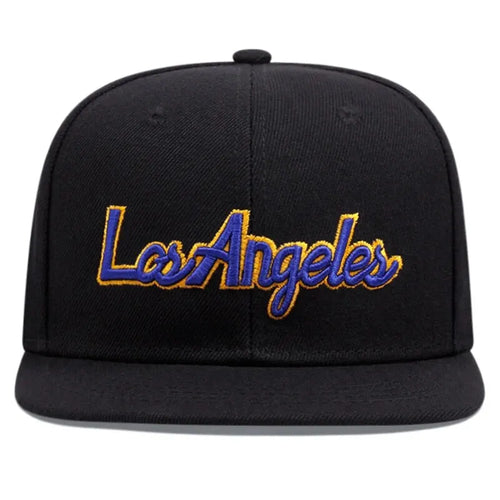 Los Angeles Embroidery Cotton Trucker Snapback