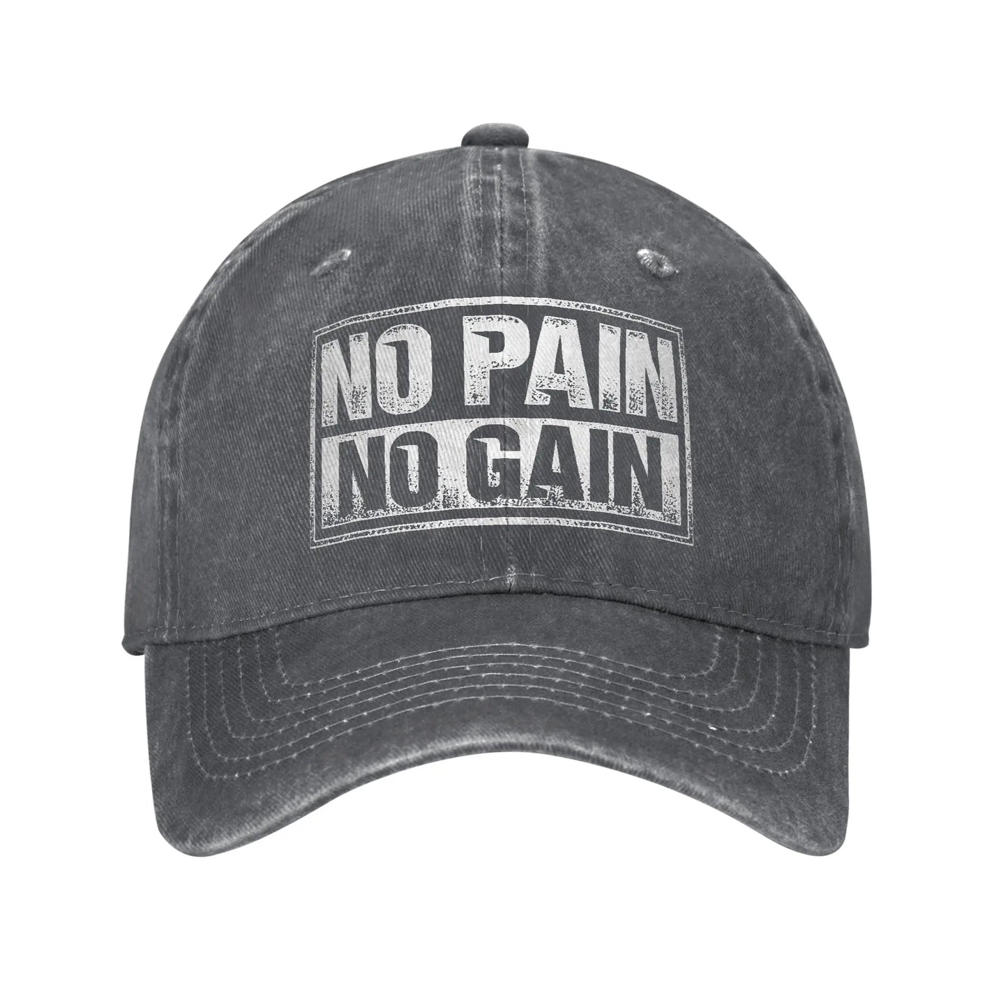 No Pain No Gain Gym Training Baseball Cap