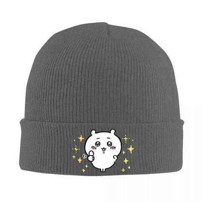 Kawaii Chiikawa Manga Winter Knit Bucket Hat