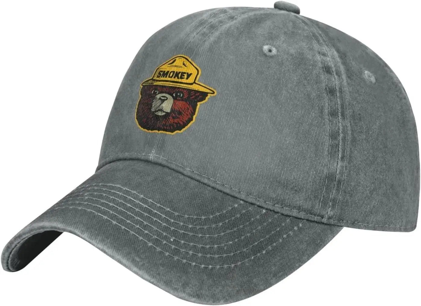 Smokey Bear Denim Trucker Baseball Cap