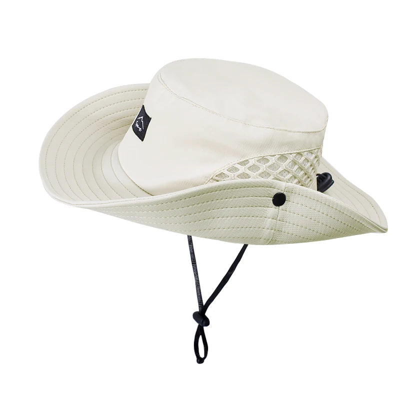 Breathable Large Brim Sun Protection Bucket Hat