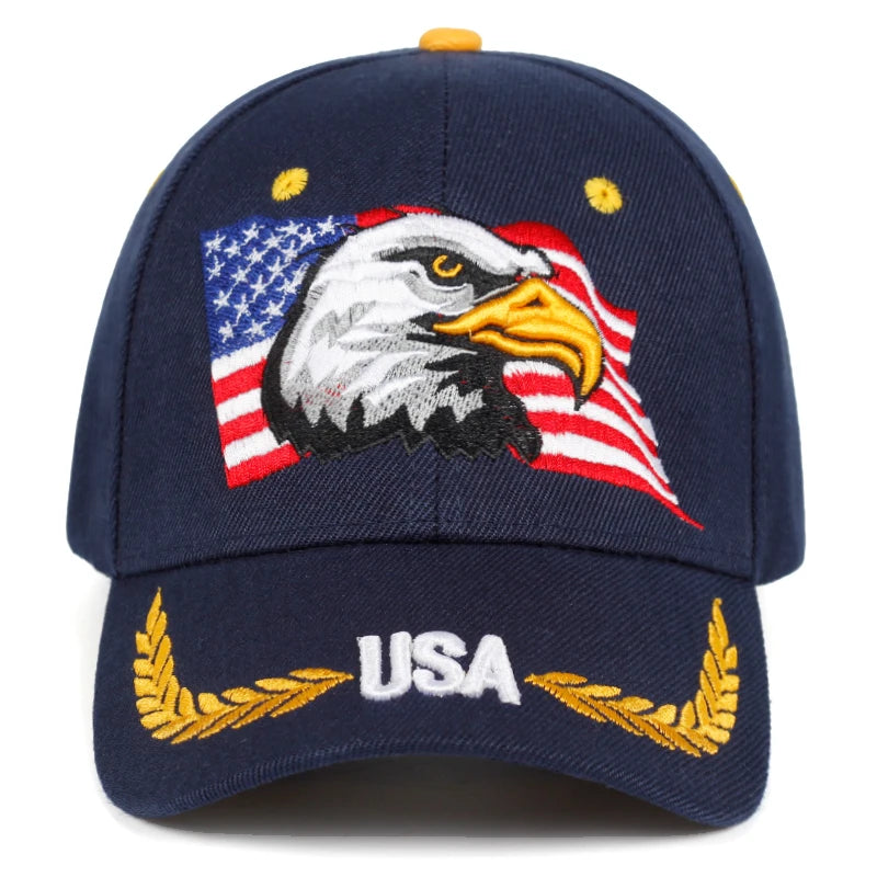 Unisex USA Eagle Embroidery Baseball Caps