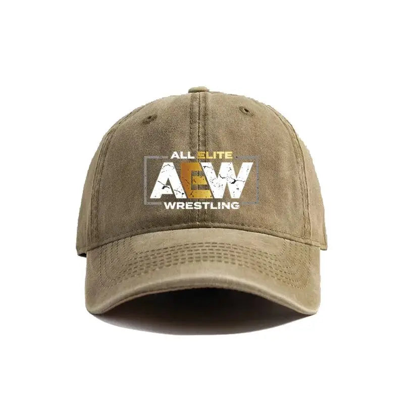 All Elite AEW Wrestling Distressed Baseball Cap