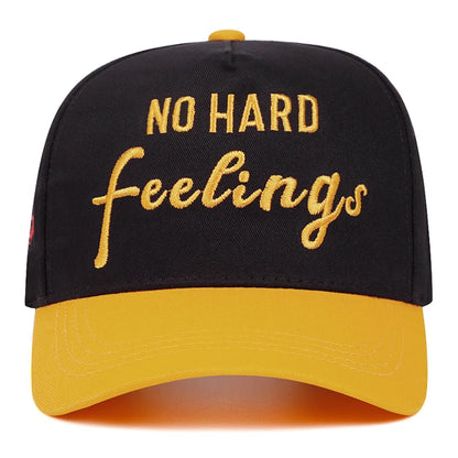 No Hard Rose Letter Embroidery Baseball Cap
