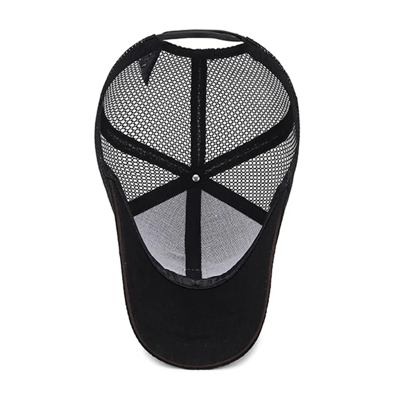 Unisex Cap Casual Plain Mesh Baseball Cap Adjustable Snapback Hats