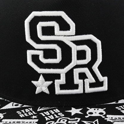 Lightweight Embroidered Snapback Cap