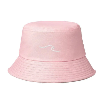 Wave Ripple Embroidery Bucket Hat