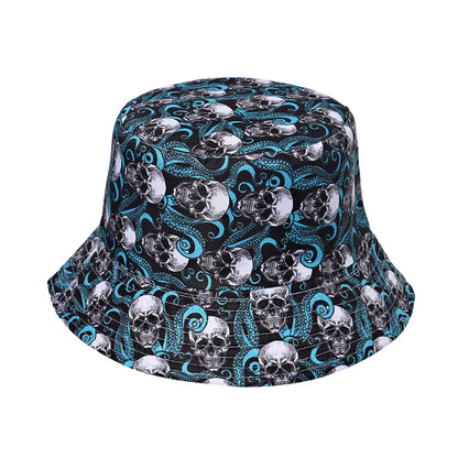 Ghost Head Hole Fisherman Hat