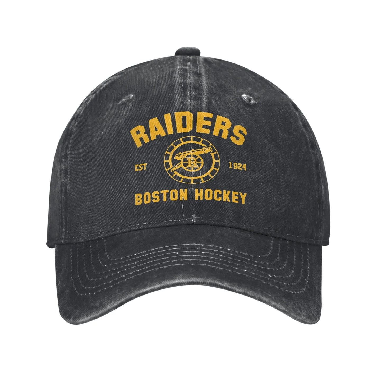 Vintage Boston Raiders Denim Snapback Baseball Cap