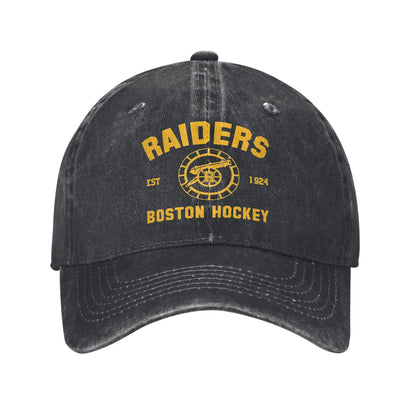 Vintage Boston Raiders Denim Snapback Baseball Cap